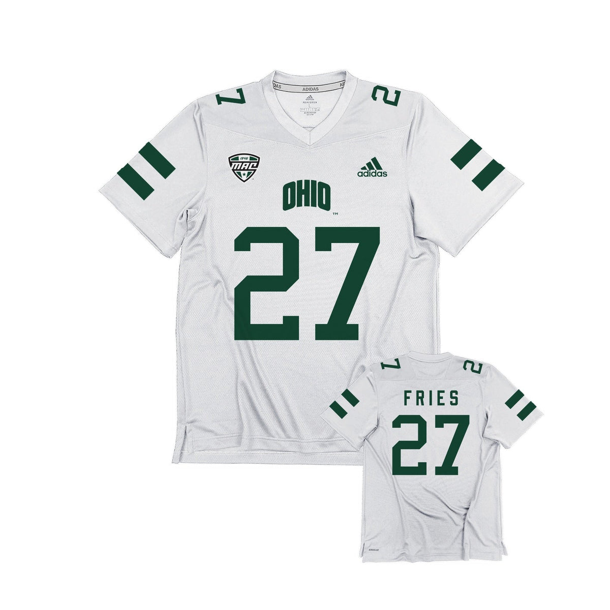 Jack Fries : adidas Replica Football Jersey - Ohio White – Ohio