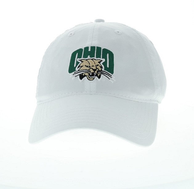 Ohio Bobcats Legacy Adjustable White Hat