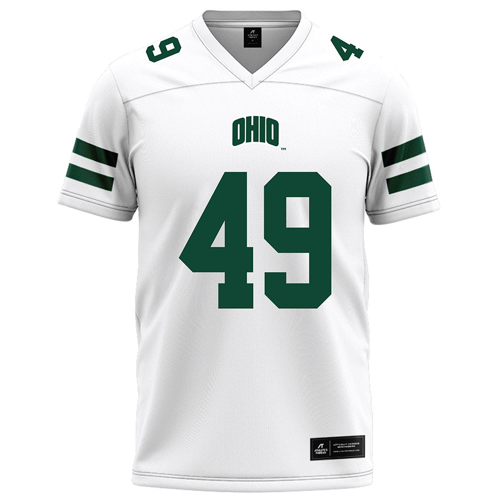 Ohio NCAA Football Xavier Williams White Football Jersey Ohio