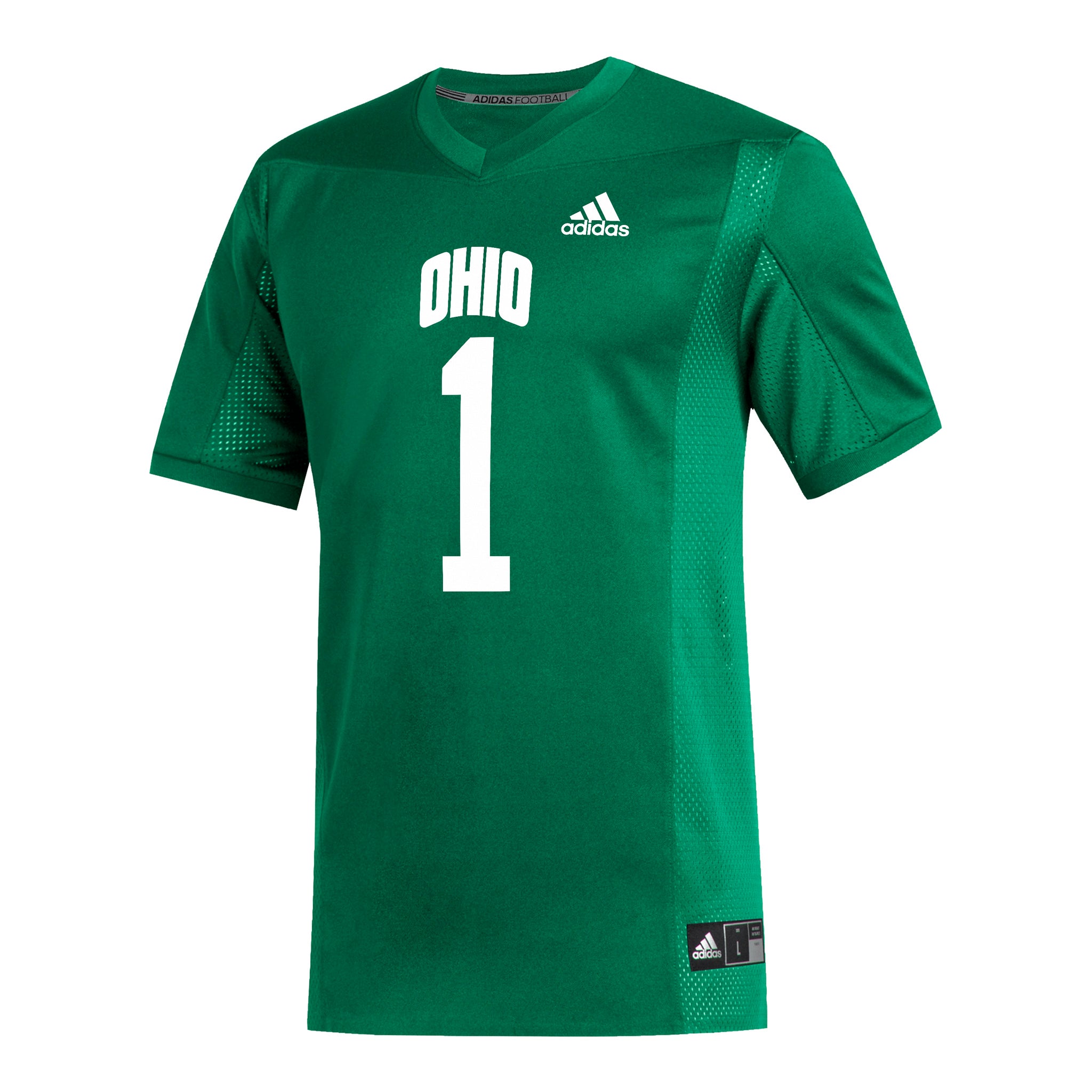 Ohio Football Jersey 2025 Green Adidas Replica – Ohio Bobcat Fan Store