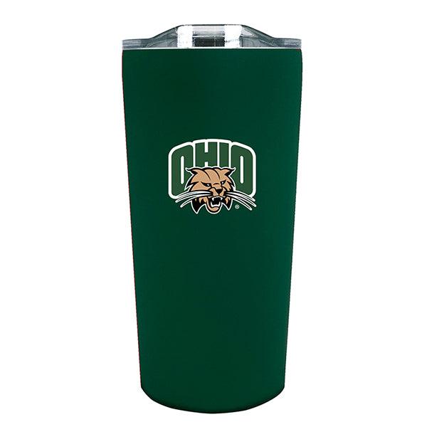 Ohio Bobcats 18oz Stainless Green Attack Cat Tumbler