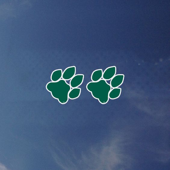 Ohio Bobcats 2 Pack Paw Decals