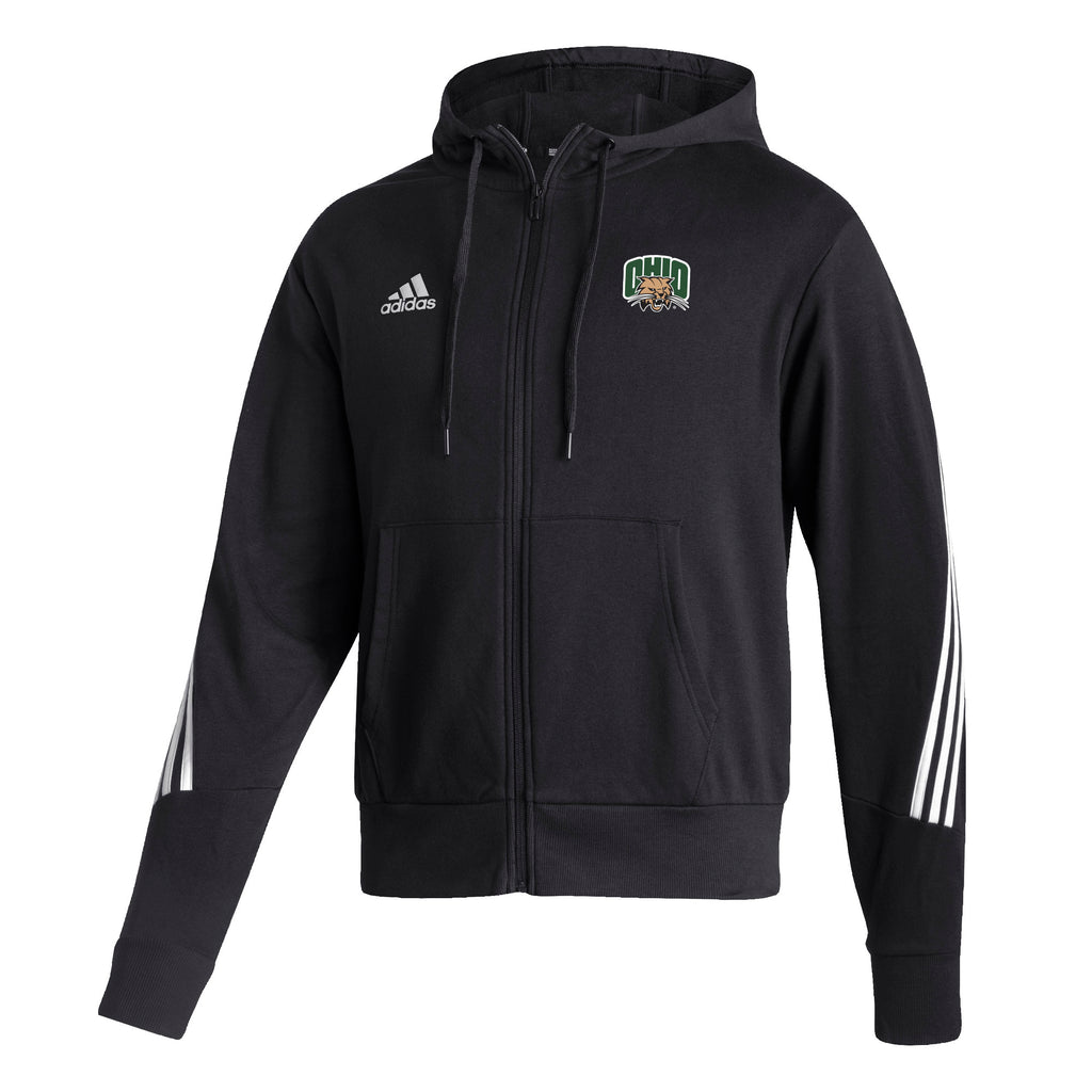 Ohio Bobcats Adidas Full-Zip Fashion Hood