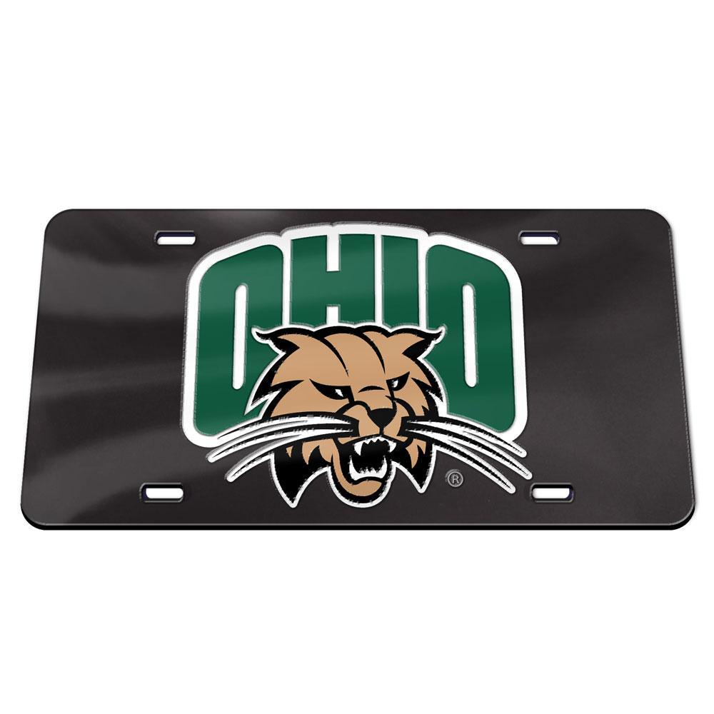 Ohio Bobcats Attack Cat Acrylic Front Plate