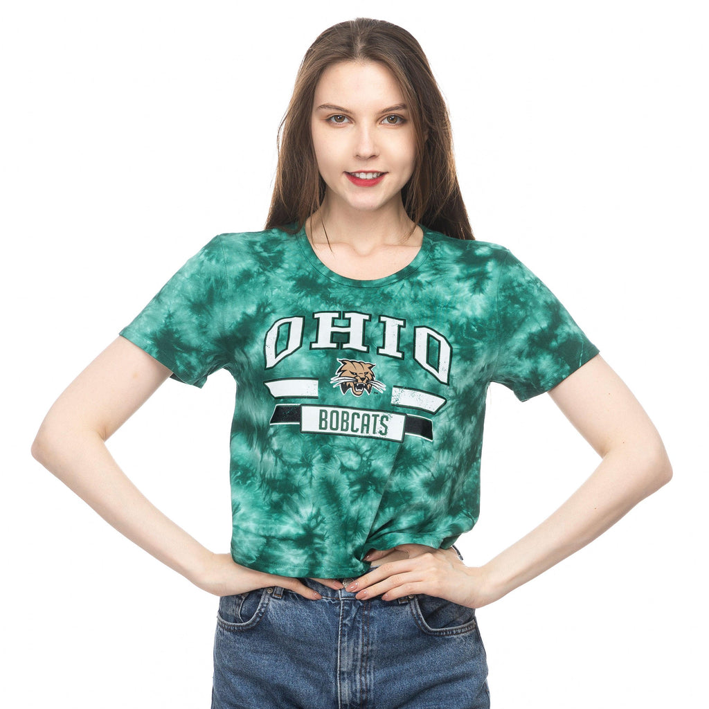 Ohio Bobcats Cropped Cloud T-Shirt
