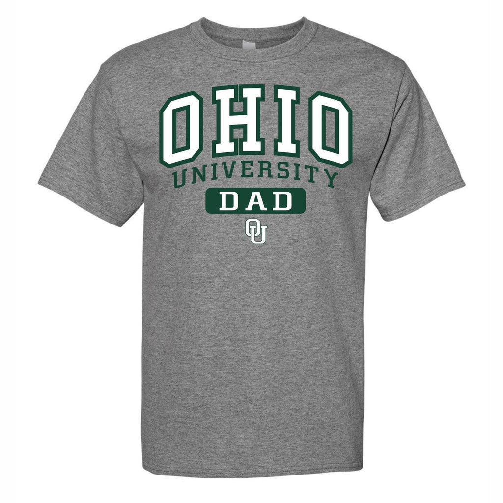 Ohio Bobcats Dad DOX Grey T-Shirt