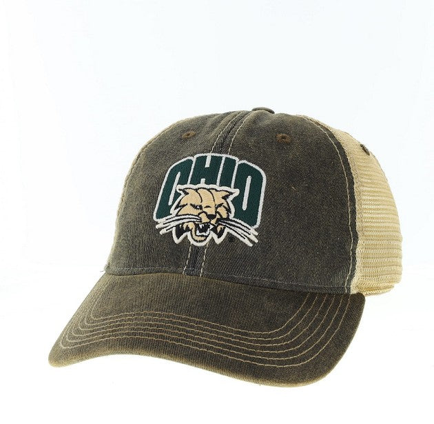 Ohio Bobcats Dark Gray Trucker Arch Hat
