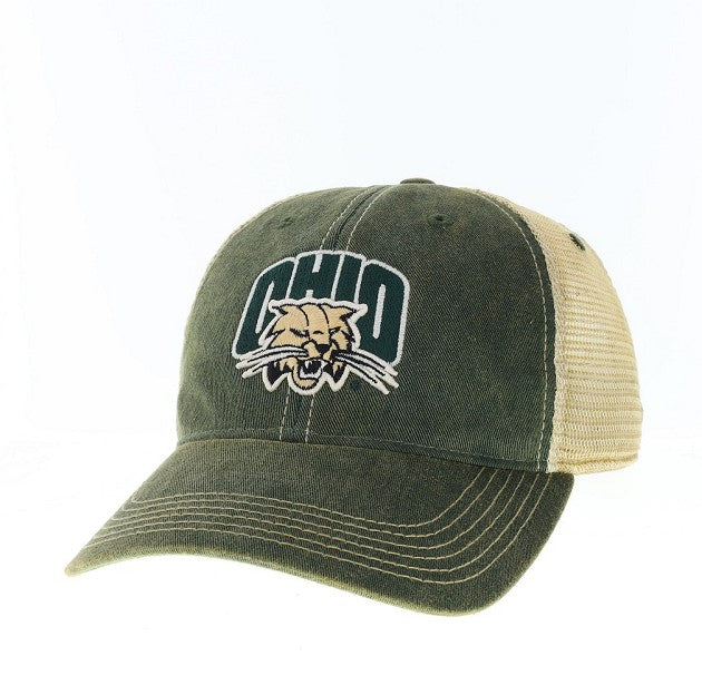 Ohio Bobcats Dark Green Trucker Arch Hat