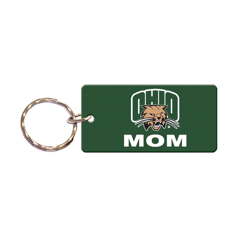 Ohio Bobcats Mom Keychain
