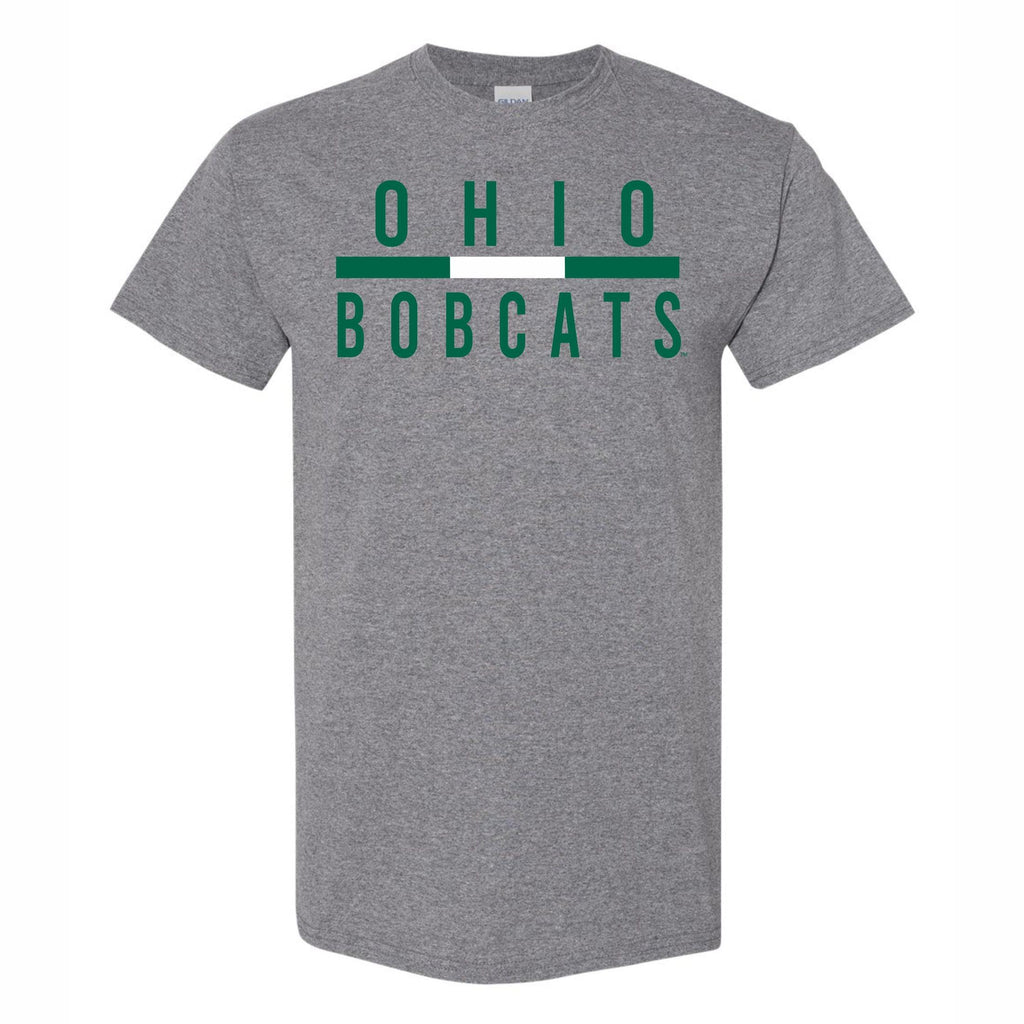 Ohio Bobcats Spirit Bar Gray T-Shirt