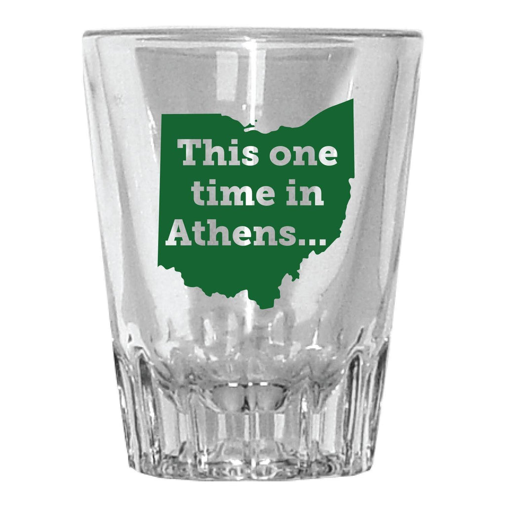 Ohio Bobcats 'This One Time In Athens' Shot Glass