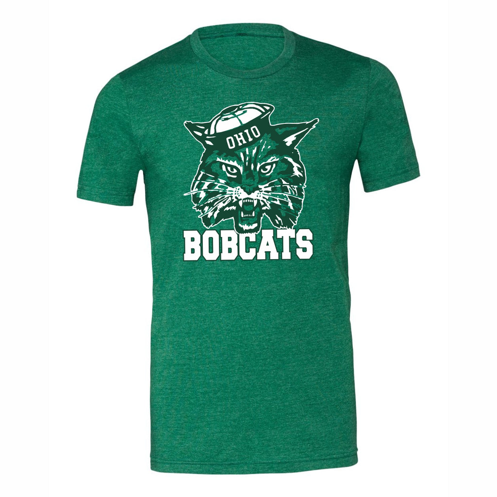 Ohio Bobcats Vintage Rufus Hat Graphic T-Shirt