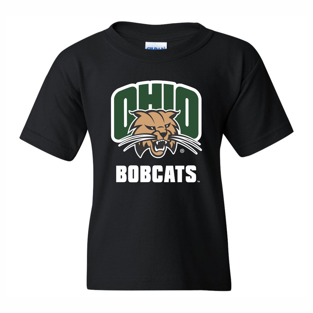 Georgia College Bobcats Retro Distressed T-Shirt - Vintage Look, Short Sleeve, Officially Licensed