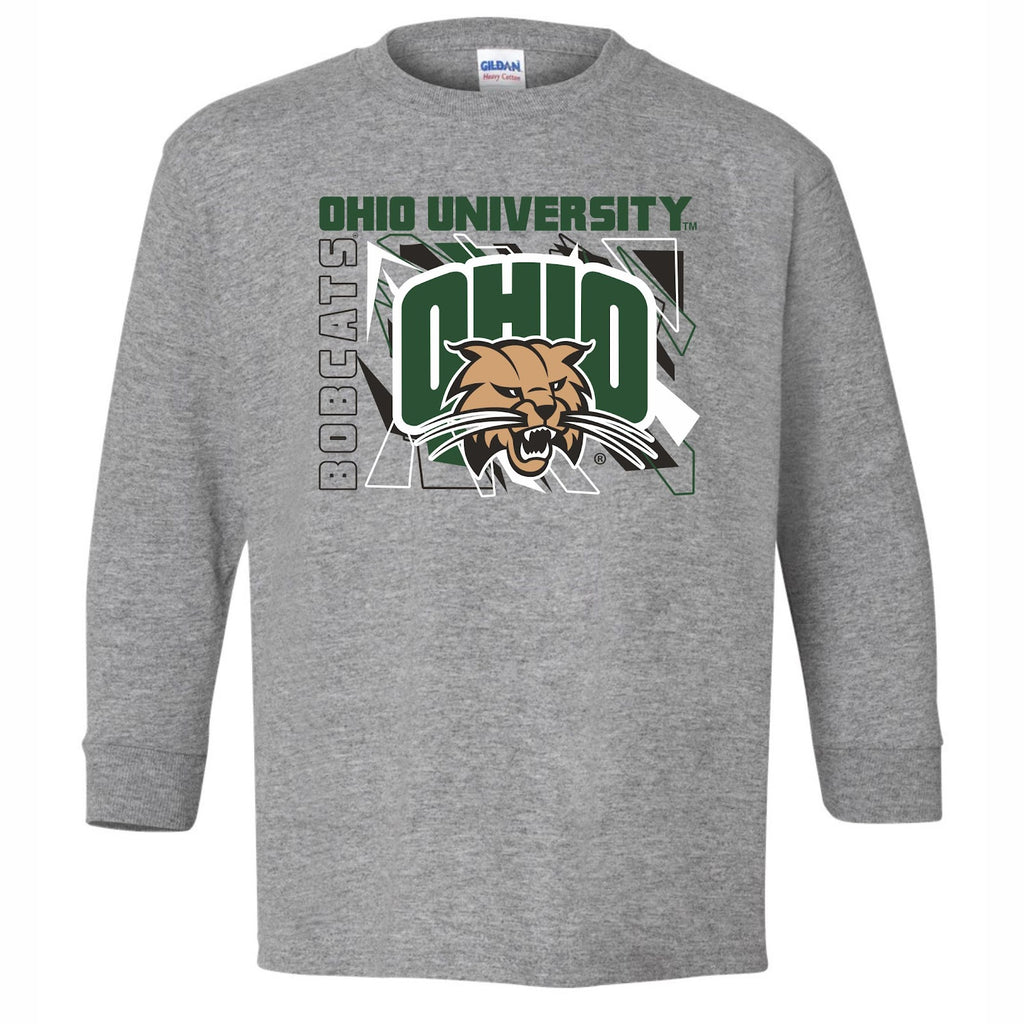 Ohio Bobcats Youth Shapes Long-Sleeve T-Shirt