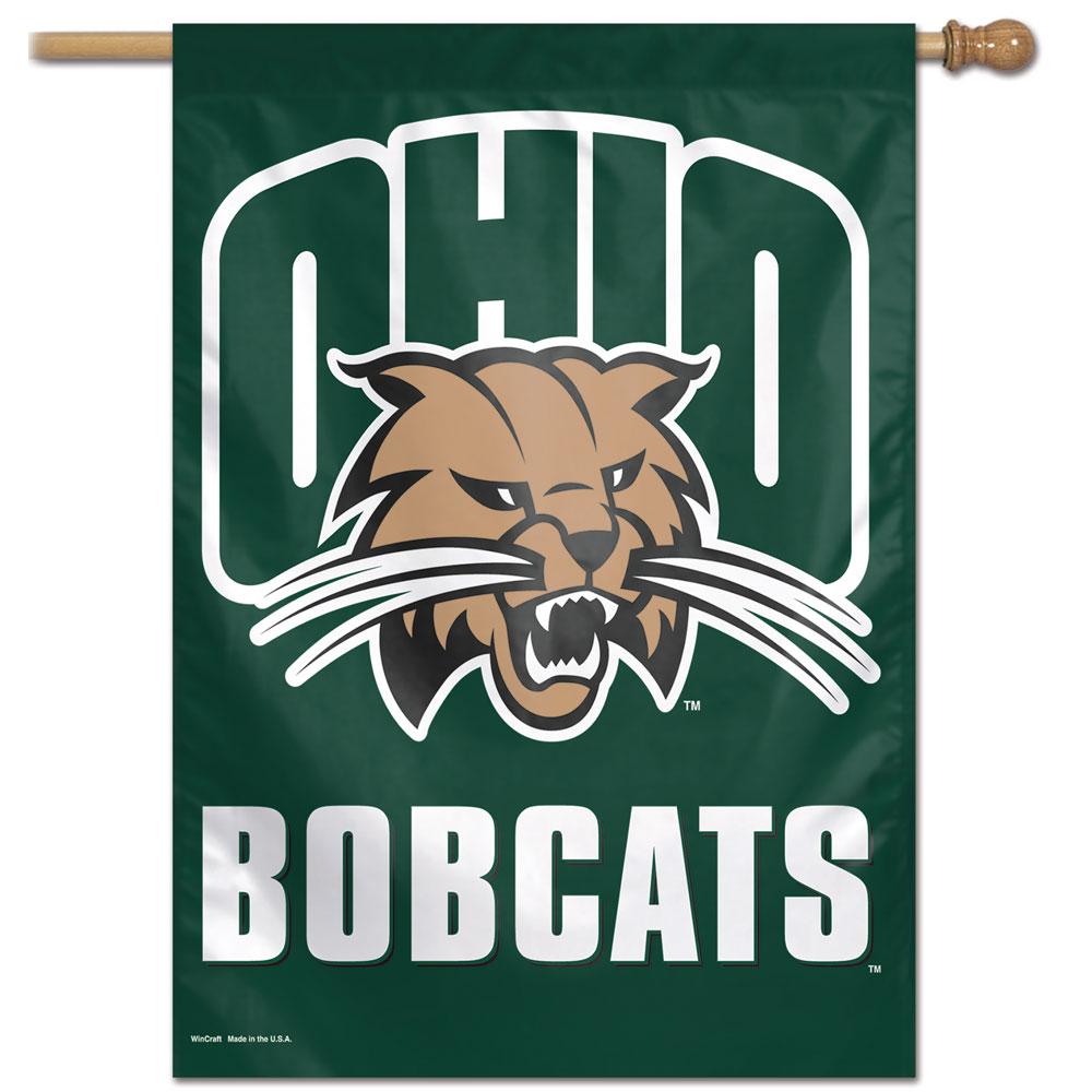 Ohio University Bobcats Vertical Flag
