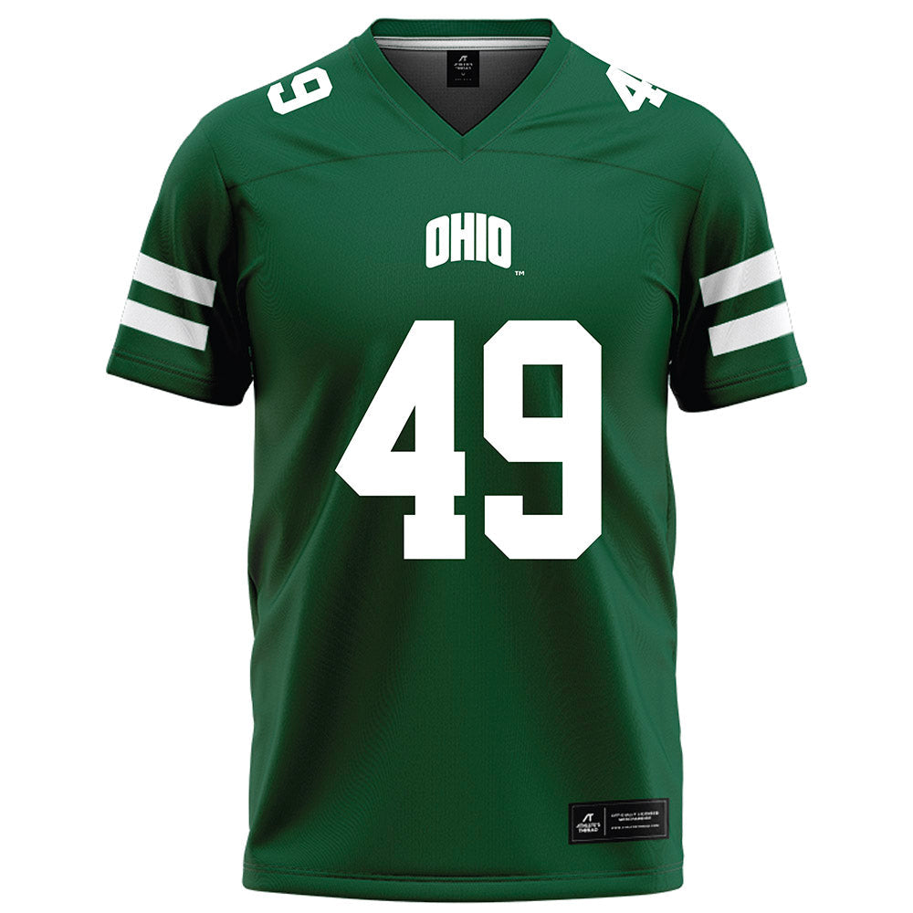 Ohio NCAA Football Xavier Williams Green Football Jersey Ohio