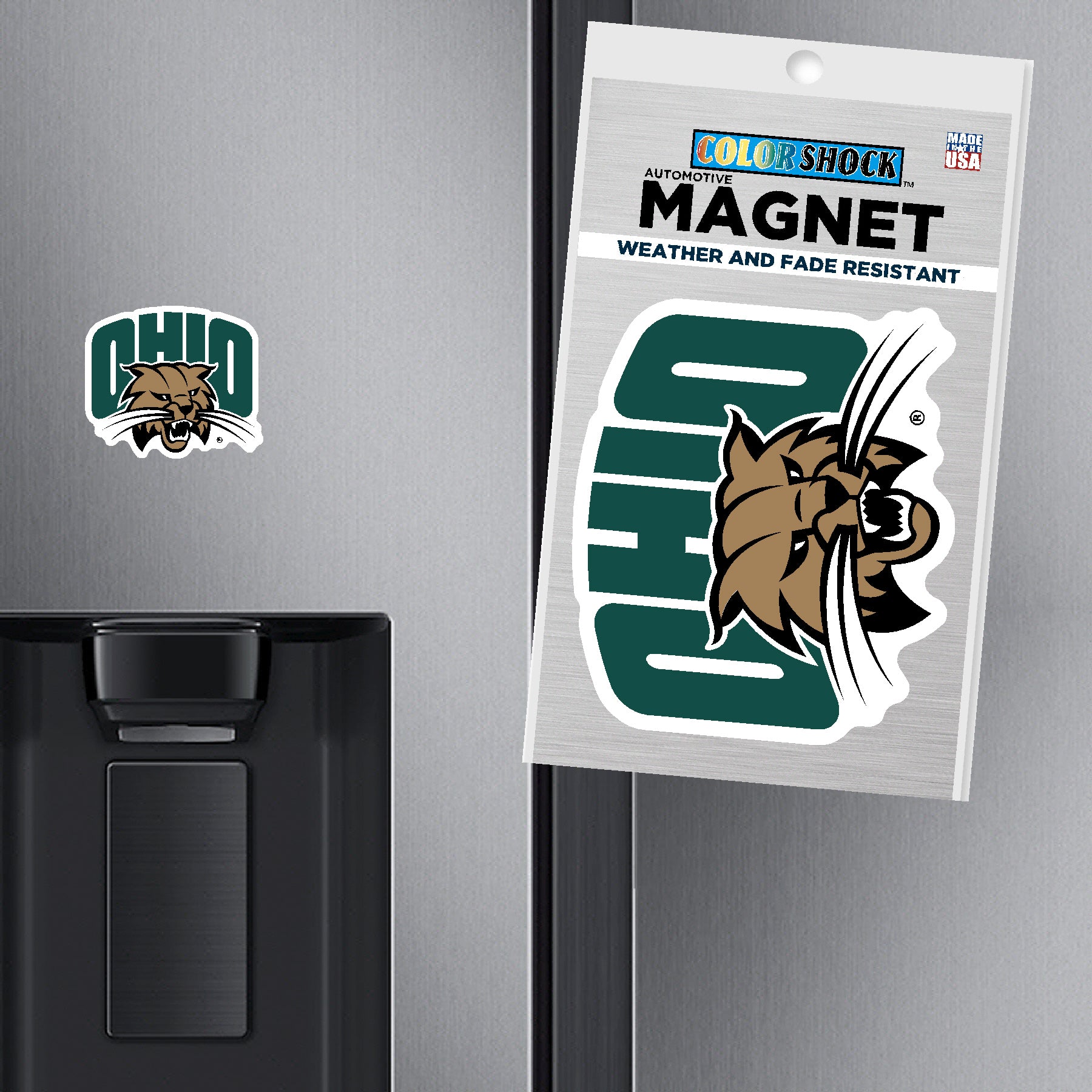 Ohio University Attack Cat Mini Magnet – Ohio Bobcat Fan Store